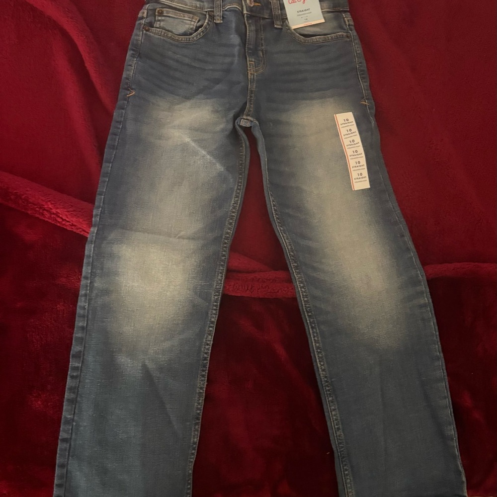 Cat & Jack Blue Classic Straight-Leg Jeans